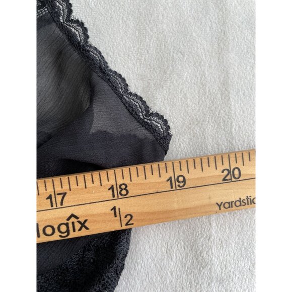 Vtg Seductive Wear By Cinema Etoile Sheer Lace Babydoll Lingerie XL Whimsigoth - Picture 4 of 8